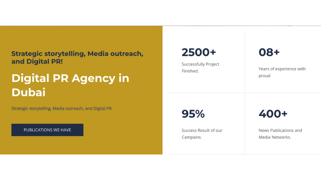 Best Digital PR Agency in Dubai